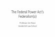 The Federal Power Act’s Federalism(