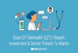 State Of Telehealth Q2’21 Report: Investment & Sector 