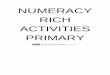 NUMERACY RICH ACTIVITIES PRIMARY - Copy
