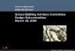 School Building Advisory Committee Design Subcommittee 
