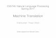 CS5740: Natural Language Processing Spring 2017