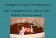 Hazardous Waste Determinations