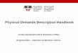 Physical Demands Description Handbook