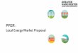PFER Local Energy Market Proposal