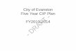 City of Evanston Five Year CIP Plan