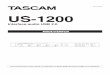 US-1200 Owner's Manual - Tascam