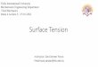 Surface Tension - lecture-notes.tiu.edu.iq