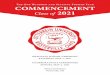 The One Hundred and Seventy-Fourth Year COMMENCEMENT …