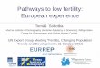 Postponement of childbearing and low fertility in Europe
