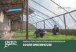 MANUAL FOR ONSTRUTION AND OPERATION OF SOLAR GREENHOUSE