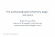 The Semiconductor Memory Saga – 50 years