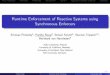 Runtime Enforcement of Reactive Systems using Synchronous 