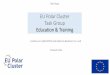 EU Polar Cluster Task Group Education & Training