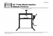 V 4.1 8604589 12 Ton Hydraulic Shop Press