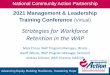 Strategies for Workforce Retention in the WAP