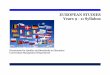 EUROPEAN STUDIES Years 9 - 11 Syllabus