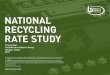 NATIONAL RECYCLING RATE STUDY - Essential Energy Everyday