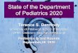 State of the Department of Pediatrics 2020