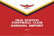 OLD SCOTCH FOOTBALL CLUB ANNUAL REPORT