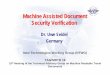 Machine Assisted Document Security Verification