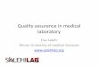 Quality assurance in medical laboratory