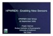 HPWREN - Enabling New Sensors