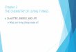 Chapter 2 THE CHEMISTRY OF LIVING THINGS