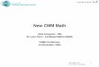 New CMM Math