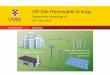 Off-Site Renewable Energy - Low Carbon Living CRC