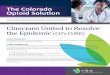 Clinicians United to Resolve the Epidemic (CO’s CURE) - CHA