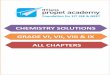 CHEMISTRY SOLUTIONS GRADE VI, VII, VIII & IX ALL CHAPTERS
