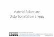 Material Failure and Distortional Strain Energy