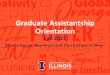 Graduate Assistantship Orientation