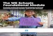 The WE Schools Foundational Module