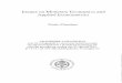 Essays on Monetary Economics and Applied Econometrics