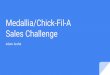 Sales Challenge Medallia/Chick-Fil-A