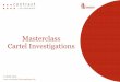 Masterclass Cartel Investigations - Contrast Seminars