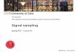 Signal Sampling - UiO
