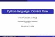 Python language: Control Flow