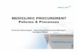 MEDICLINIC PROCUREMENT Policies & Processes
