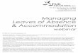Managing Leaves of Absence & Accommodation