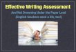 Writing Assessment PowerPoint