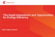 The Kigali Amendment and Opportunities for Energy Efficiency