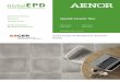 Environmental Product Spanish Ceramic Tiles Declaration