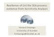 Resilience of (in) the SEA process: evidence form 