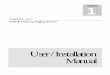 User /Installation Manual - Visiplex