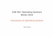 Operating Systems CS451 - courses.cs.washington.edu