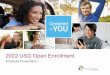 2022 USG Open Enrollment