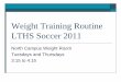 Weight Training Routine LTHS Soccer 2011 - SportsEngine