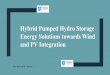 Hybrid Pumped Hydro Storage Energy Solutions towards Wind 